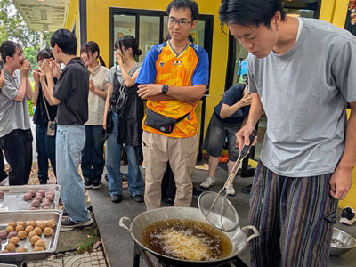 昆虫食 学び合い タイのお菓子を作るワークショップ 5