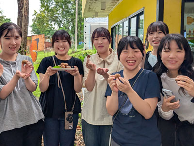 昆虫食 学び合い タイのお菓子を作るワークショップ 6